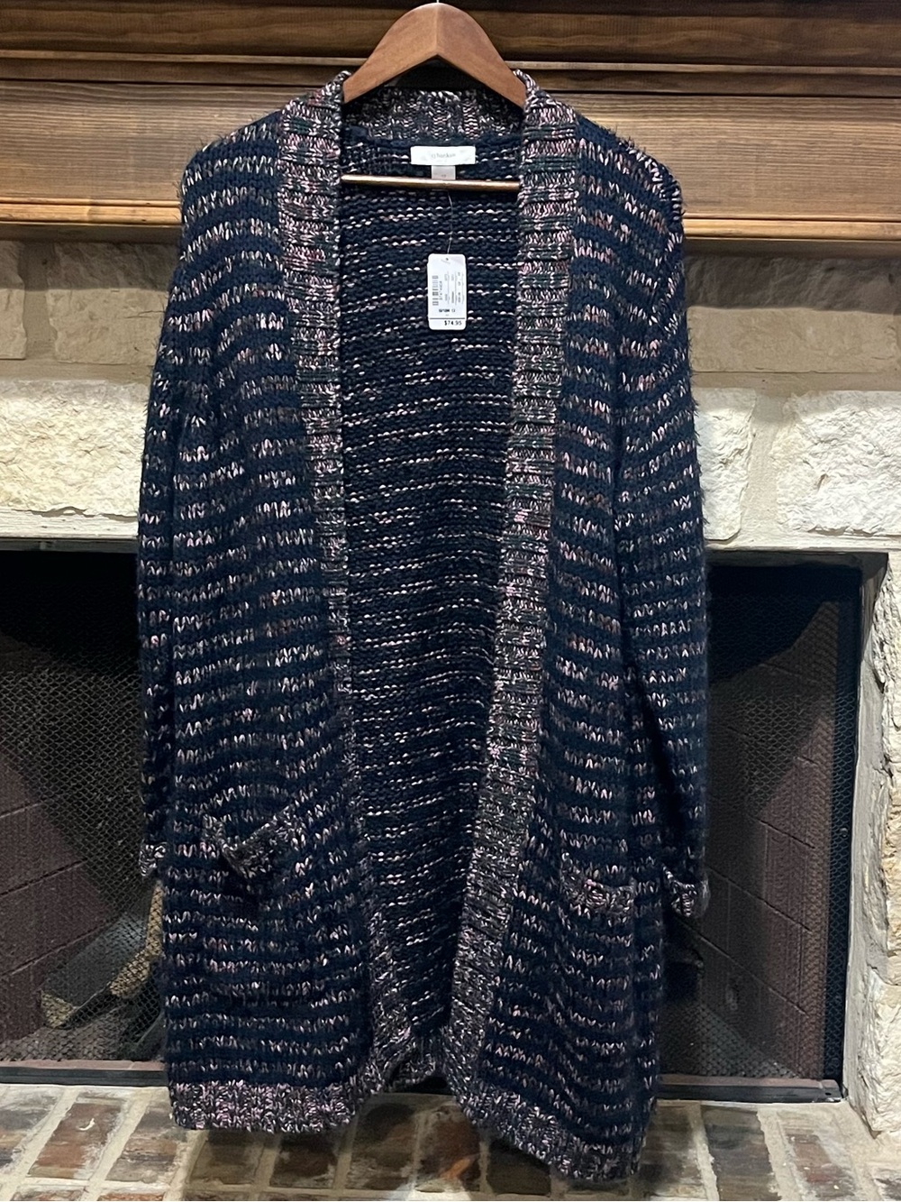 Christopher & Banks Knit Cardigan Duster Sweater NWT 1X